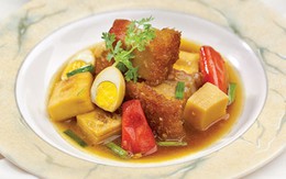 Hấp dẫn heo quay kho măng