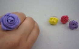 Làm nhẫn hình hoa