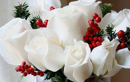 Cắm hoa hồng đẹp đón Tết nồng ấm