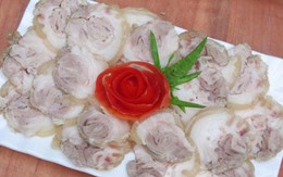 Tết làm thịt chân giò ngâm mắm nhậu chơi