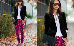 Mang chút nắng ấm vào đông lạnh với jeans họa tiết