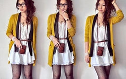 10 cách mặc cardigan cực chất ngày xuân