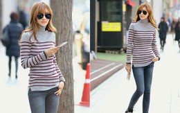 Sưởi ấm ngày giá lạnh nhờ áo len cao cổ