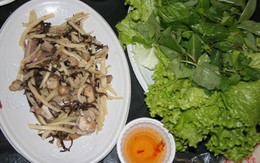 Cá điêu hồng hấp cuốn bánh tráng
