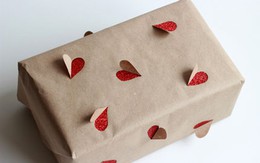 Cách gói quà "dễ như bỡn" cho Valentine