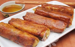 Rằm làm nem phù trúc chay vàng giòn