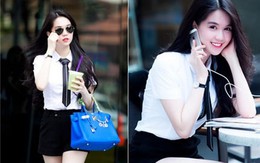 Diện đen - trắng sành điệu như Ngọc Trinh