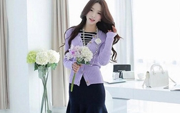 Cardigan đẹp nhẹ nhàng cho công sở xuân hè 2014