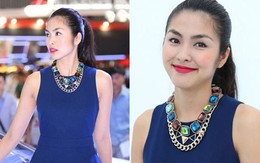 Hà Tăng cuốn hút tài tình với váy trơn màu