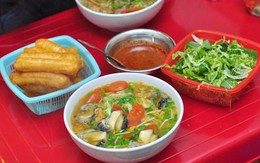 Bún ốc ngon và xịn phố Quang Trung