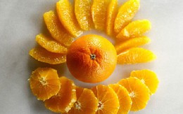 Cách cắt cam nhanh, đẹp