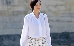 10 cách biến tấu thú vị cùng sơmi trắng cơ bản