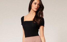 Chọn chân váy xếp ly dịu dàng xuân hè 2014