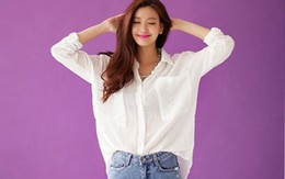 Chọn và mặc sơmi trắng có cổ đúng điệu cho Hè 2014