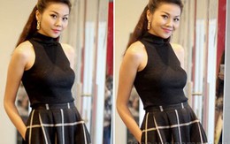 Cách mix váy xòe nhìn là mê của Thanh Hằng