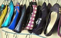 10 kiểu trữ giày dép đơn giản mà gọn
