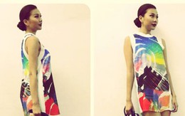 Hà Tăng năng động, Thanh Hằng duyên dáng với đồ họa tiết