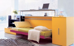 Những mẫu giường đa năng dễ đóng cho nhà chật