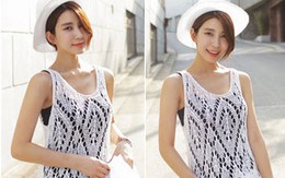 Sao Việt rộ mốt khoe nội y với áo khoét rộng nách