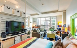 Căn hộ 48m2 rực rỡ sắc màu