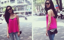 Ngắm bộ sưu tập váy áo 2 dây của HH Thùy Dung