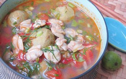 Canh ngao nấu sấu chua thanh ngon miệng