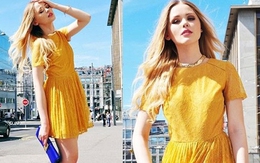 Độc chiêu mix màu vàng đẹp lung linh trên phố