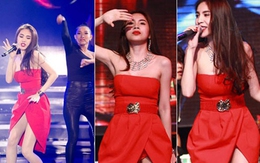 Váy xẻ cao bất tận khiến mỹ nhân Việt suýt lộ vùng nhạy cảm