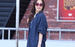 Học lỏm cách diện váy sơ mi sành điệu của sao Việt