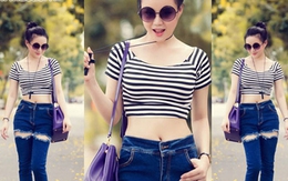 Mỹ nhân Việt mê mẩn crop top xinh yêu