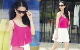 Sao Việt gợi cảm mê hồn với áo hai dây