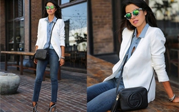 Diện quần jeans chuẩn mực tới công sở