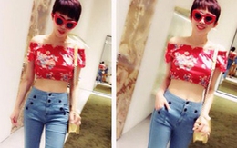 "Say lòng" vì mốt áo trễ vai của Tóc Tiên