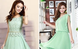 Bồng bềnh gió thu cùng váy pleat quyến rũ