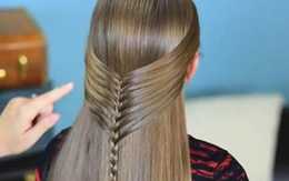 Tóc tết nửa đầu như nàng tiên cá