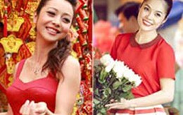 Sao Việt nô nức diện màu đỏ rước may mắn