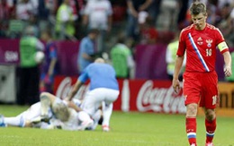 Đội tuyển Nga rời Euro 2012: Hành trang trống rỗng