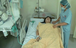 Bóc khối u như quả tim trong lồng ngực