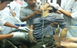 Mất hai chân vì máy nghiền đất