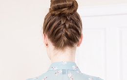 Tóc búi tết kiểu Pháp đơn giản mà quý phái
