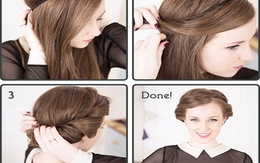Cách vấn tóc với băng đô đơn giản nhưng cực xinh