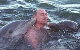 Ảnh Putin dễ hòa mình với động vật