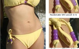 Bikini thông minh cảnh báo tia cực tím