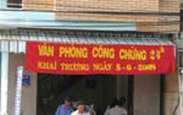 Ra mắt văn phòng công chứng tư đầu tiên