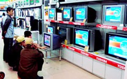 Trị giá thực TV phẳng tại Việt Nam