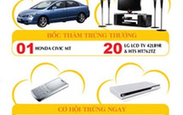 Mua TV LG, trúng ô tô Honda Civic