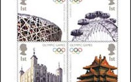 Anh và Trung Quốc phát hành tem chuyển giao Olympic