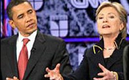 Obama và Clinton "khẩu chiến" trên truyền hình