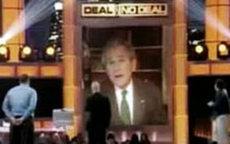 Bush chơi game show "Những ẩn số vàng"