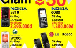 Từ 18 đến 30/10 giảm giá điện thoại thời trang đến 50%